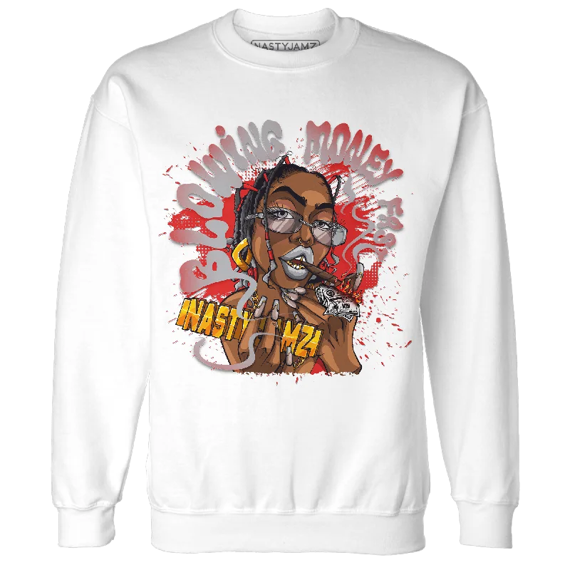 You'll Love Us Because NastyJamz Bred Reimagined 4s Sweatshirt Match Blowing Money Fast Girl