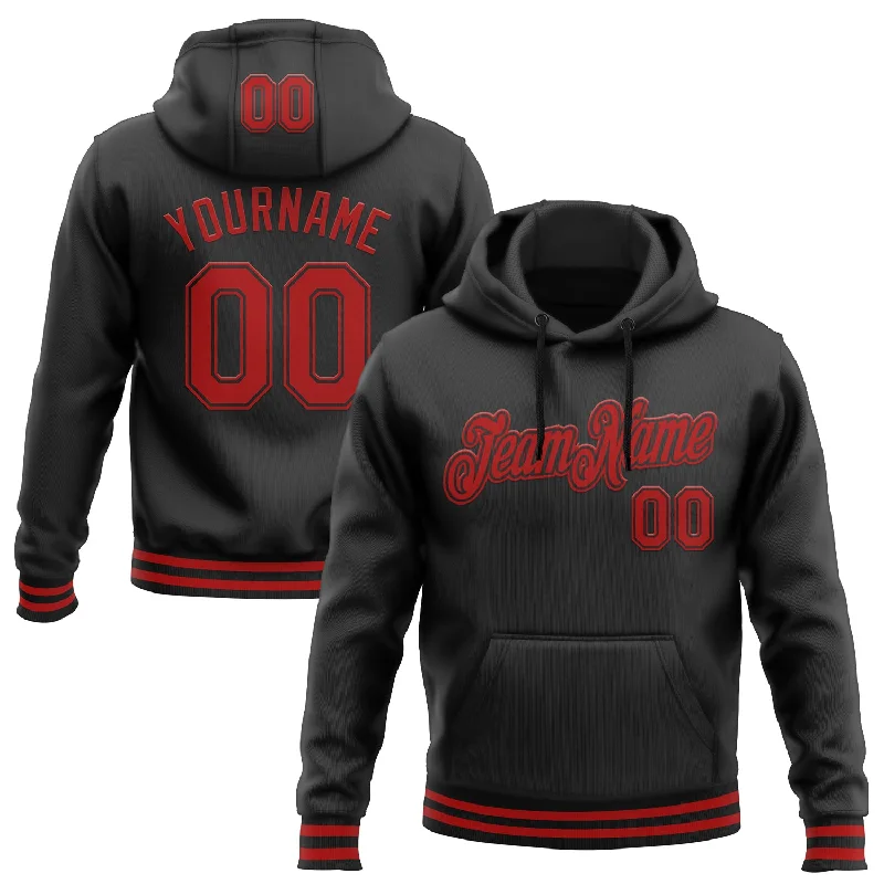 Minimalist Unisex Wardrobe Must-Haves One Size Black Red Sports Pullover Sweatshirt Hoodie Minimalist Unisex Wardrobe Must-Haves One Size Black Red Sports Pullover Sweatshirt Hoodie