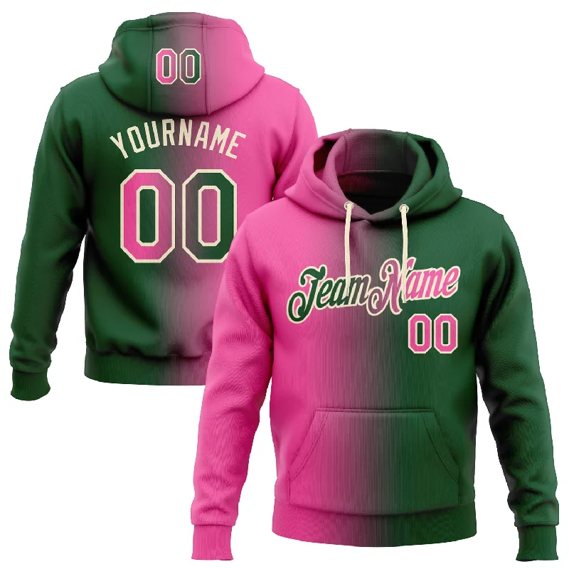Casual Yet Sophisticated Unisex Fashion One Size Green Pink-Cream Gradient Fashion Sports Pullover Sweatshirt Hoodie Casual Yet Sophisticated Unisex Fashion One Size Green Pink-Cream Gradient Fashion Sports Pullover Sweatshirt Hoodie