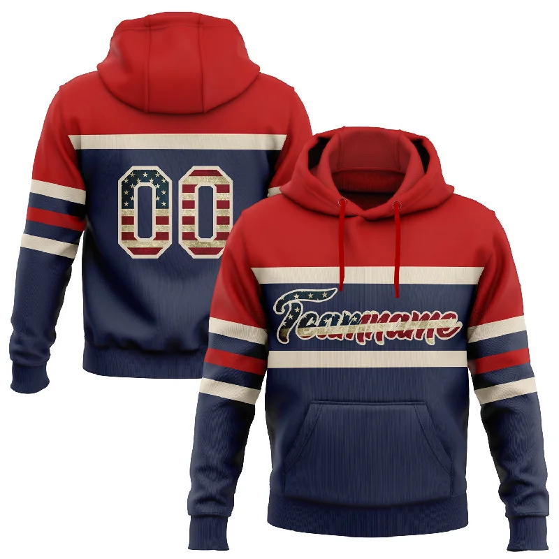 Relaxed-Fit Unisex Clothing Options One Size Navy Vintage USA Flag Cream-Red Line Sports Pullover Sweatshirt Hoodie Relaxed-Fit Unisex Clothing Options One Size Navy Vintage USA Flag Cream-Red Line Sports Pullover Sweatshirt Hoodie