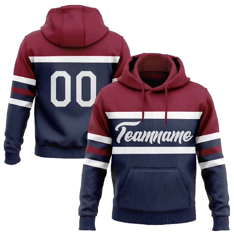Fashion-Forward Unisex Apparel One Size Navy White-Crimson Line Sports Pullover Sweatshirt Hoodie Fashion-Forward Unisex Apparel One Size Navy White-Crimson Line Sports Pullover Sweatshirt Hoodie