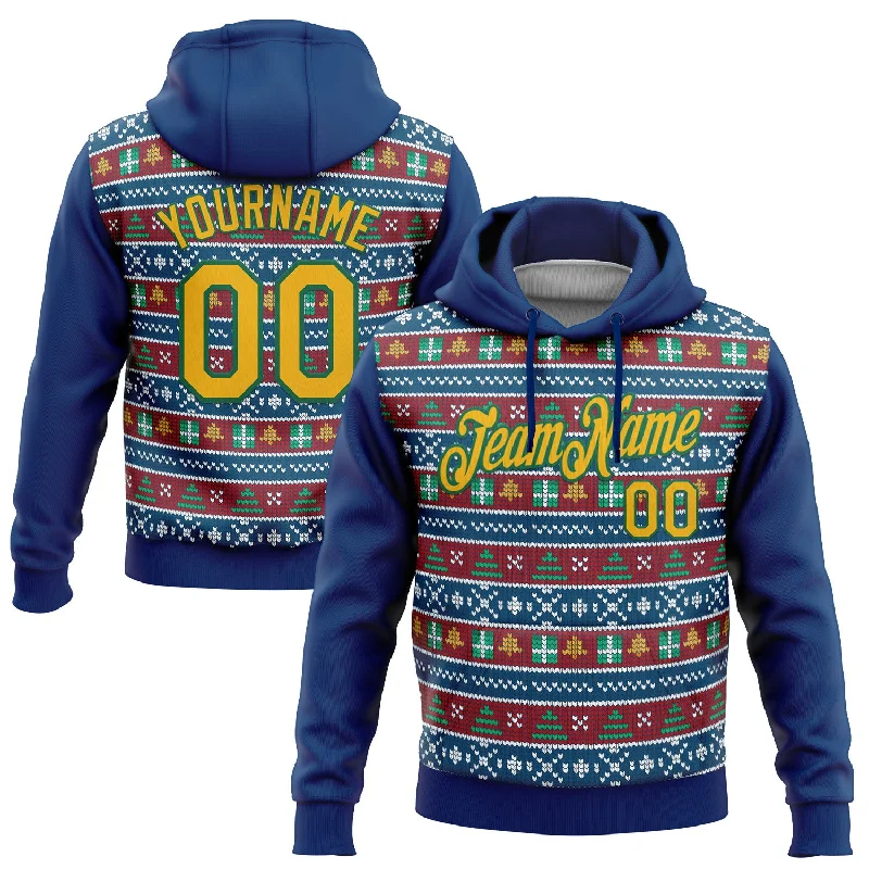 Unisex Casual Fashion Trends One Size US Navy Blue Gold-Kelly Green Christmas 3D Sports Pullover Sweatshirt Hoodie Unisex Casual Fashion Trends One Size US Navy Blue Gold-Kelly Green Christmas 3D Sports Pullover Sweatshirt Hoodie