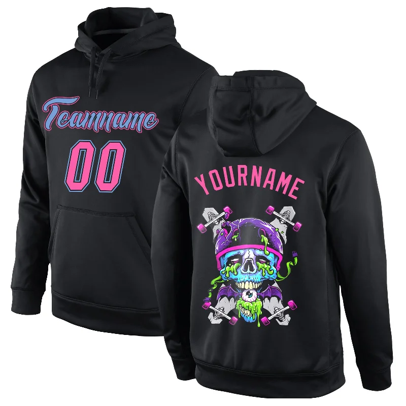 Classic Unisex Fashion Looks One Size Black Pink-Light Blue 3D Skull Fashion Sports Pullover Sweatshirt Hoodie Classic Unisex Fashion Looks One Size Black Pink-Light Blue 3D Skull Fashion Sports Pullover Sweatshirt Hoodie