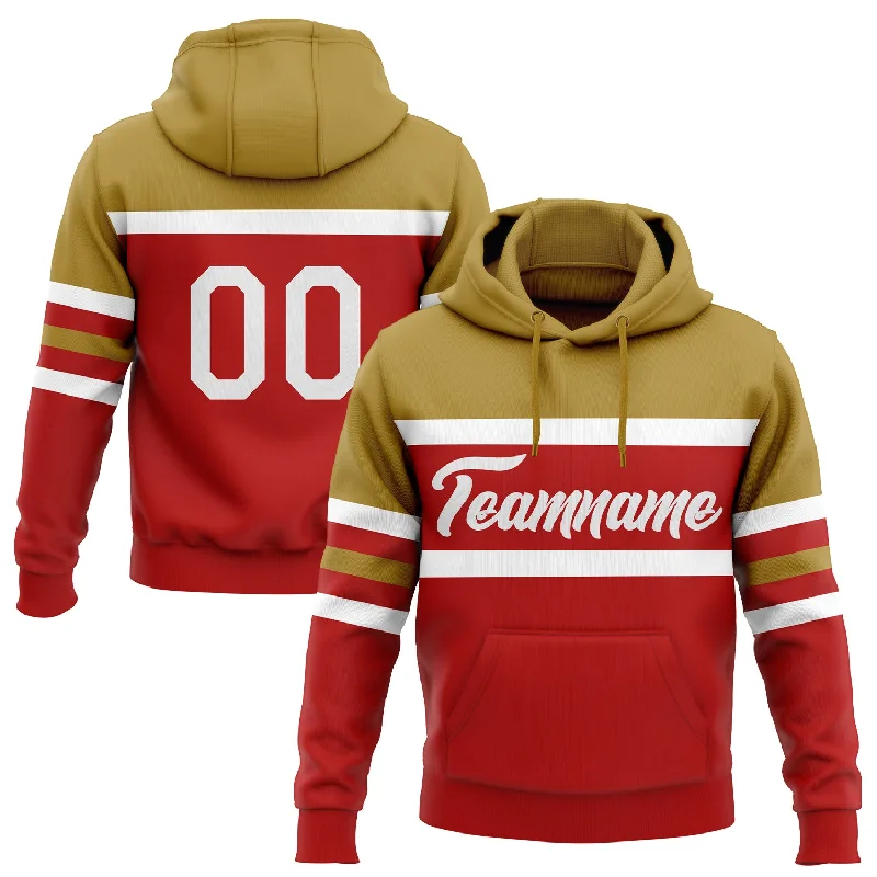 Minimalist Unisex Fashion Essentials One Size Red White-Old Gold Line Sports Pullover Sweatshirt Hoodie Minimalist Unisex Fashion Essentials One Size Red White-Old Gold Line Sports Pullover Sweatshirt Hoodie