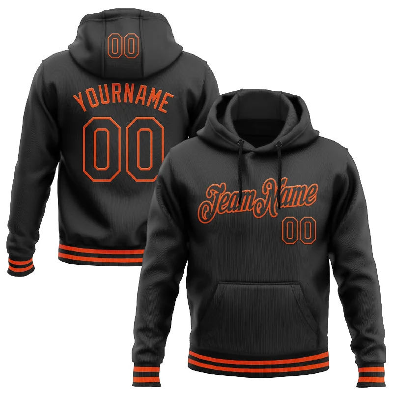 Comfortable Gender-Free Fashion Choices One Size Black Orange Sports Pullover Sweatshirt Hoodie Comfortable Gender-Free Fashion Choices One Size Black Orange Sports Pullover Sweatshirt Hoodie