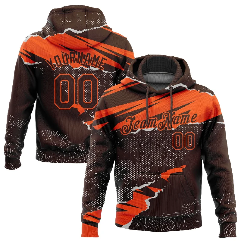 High-Quality Unisex Basics For All Occasions One Size Brown Orange 3D Pattern Design Torn Paper Style Sports Pullover Sweatshirt Hoodie High-Quality Unisex Basics For All Occasions One Size Brown Orange 3D Pattern Design Torn Paper Style Sports Pullover Sweatshirt Hoodie