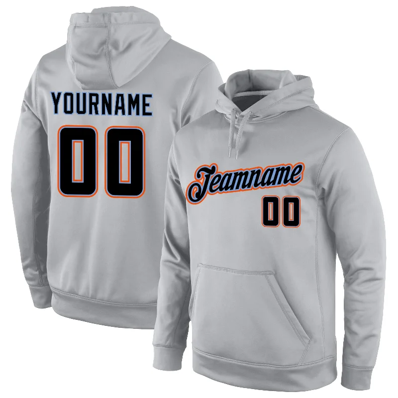 Modern Unisex Clothing For Any Occasion One Size Gray Black-Orange Sports Pullover Sweatshirt Hoodie Modern Unisex Clothing For Any Occasion One Size Gray Black-Orange Sports Pullover Sweatshirt Hoodie