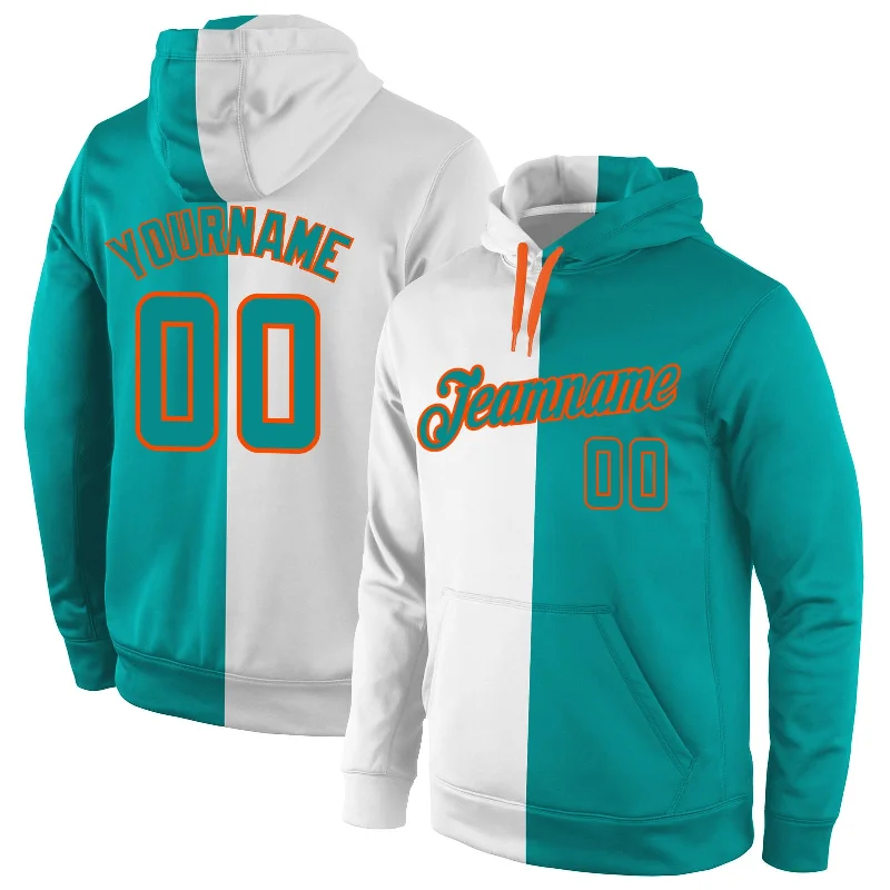 Relaxed-Fit Unisex Fashion For All-Day Comfort One Size White Aqua-Orange Split Fashion Sports Pullover Sweatshirt Hoodie Relaxed-Fit Unisex Fashion For All-Day Comfort One Size White Aqua-Orange Split Fashion Sports Pullover Sweatshirt Hoodie