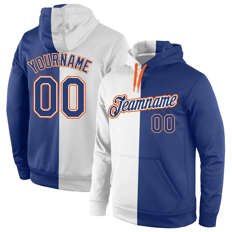 High-Quality Unisex Basics For Everyday Wear One Size White Royal-Orange Split Fashion Sports Pullover Sweatshirt Hoodie High-Quality Unisex Basics For Everyday Wear One Size White Royal-Orange Split Fashion Sports Pullover Sweatshirt Hoodie