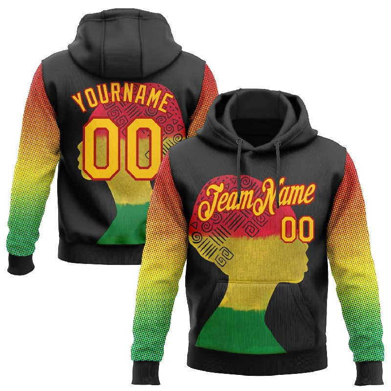 Effortless And Modern Unisex Dressing One Size Black Yellow-Red 3D Pattern Design Black History Month Sports Pullover Sweatshirt Hoodie Effortless And Modern Unisex Dressing One Size Black Yellow-Red 3D Pattern Design Black History Month Sports Pullover Sweatshirt Hoodie