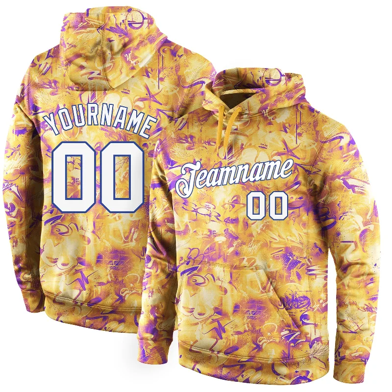 Oversized Unisex Fashion Pieces One Size Splashes Graffiti Pattern White-Royal 3D Sports Pullover Sweatshirt Hoodie Oversized Unisex Fashion Pieces One Size Splashes Graffiti Pattern White-Royal 3D Sports Pullover Sweatshirt Hoodie