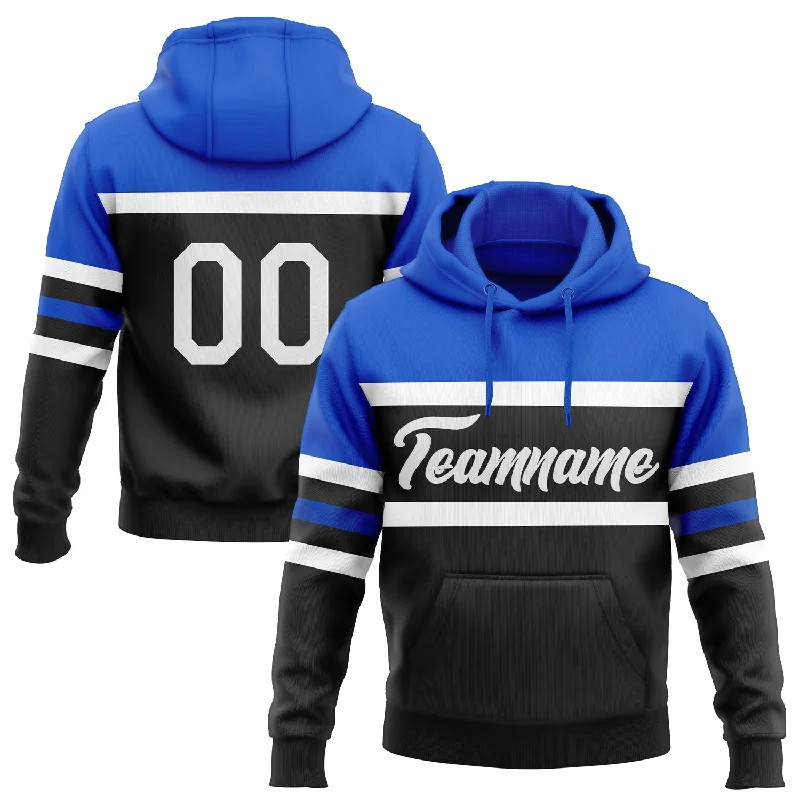 Trendy Unisex Streetwear Fashion One Size Black White-Thunder Blue Line Sports Pullover Sweatshirt Hoodie Trendy Unisex Streetwear Fashion One Size Black White-Thunder Blue Line Sports Pullover Sweatshirt Hoodie