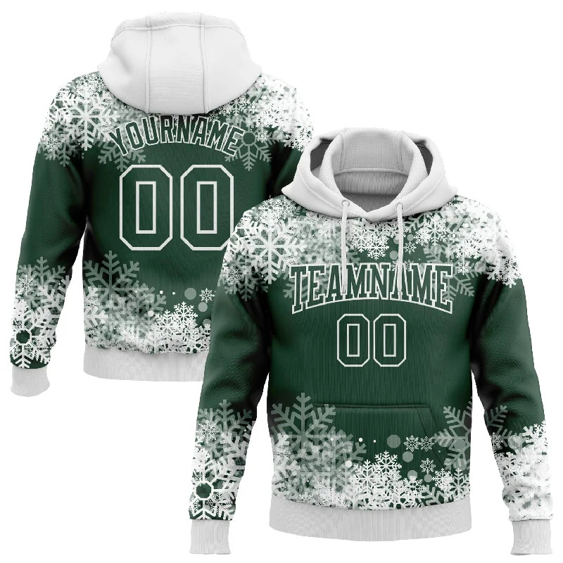 Comfortable Unisex Streetwear One Size Green White Christmas Snowflakes 3D Sports Pullover Sweatshirt Hoodie Comfortable Unisex Streetwear One Size Green White Christmas Snowflakes 3D Sports Pullover Sweatshirt Hoodie