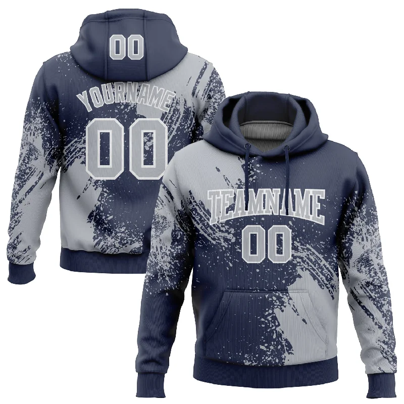 Minimalist Unisex Fashion Must-Haves One Size Navy Gray-White 3D Pattern Design Abstract Brush Stroke Sports Pullover Sweatshirt Hoodie Minimalist Unisex Fashion Must-Haves One Size Navy Gray-White 3D Pattern Design Abstract Brush Stroke Sports Pullover Sweatshirt Hoodie