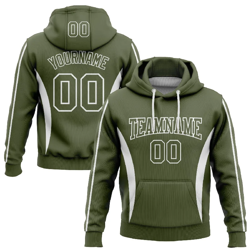 Classic And Timeless Unisex Style One Size Olive White 3D Pattern Design Color Blocking Stripe Sports Pullover Sweatshirt Hoodie Classic And Timeless Unisex Style One Size Olive White 3D Pattern Design Color Blocking Stripe Sports Pullover Sweatshirt Hoodie