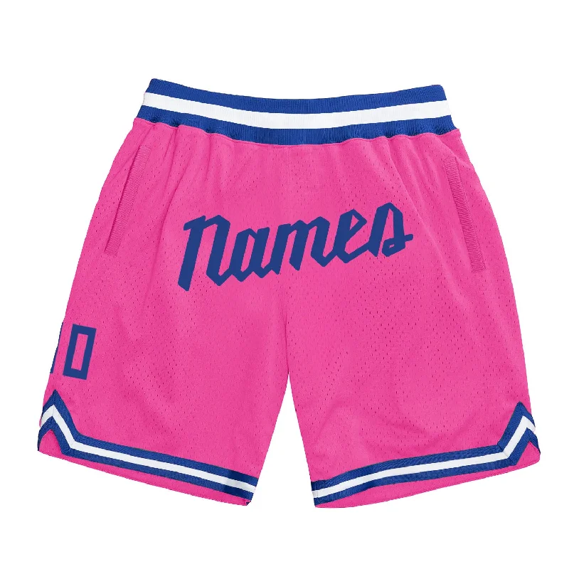 Sleek And Stylish Unisex Outerwear One Size Pink Royal-White Authentic Throwback Basketball Shorts Sleek And Stylish Unisex Outerwear One Size Pink Royal-White Authentic Throwback Basketball Shorts
