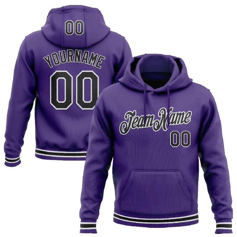 Contemporary Gender-Free Clothing Styles One Size Purple Black-White Sports Pullover Sweatshirt Hoodie Contemporary Gender-Free Clothing Styles One Size Purple Black-White Sports Pullover Sweatshirt Hoodie