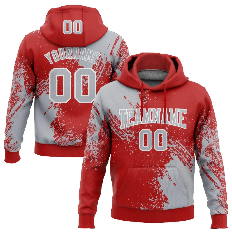 Relaxed-Fit Unisex Clothing Options One Size Red Gray-White 3D Pattern Design Abstract Brush Stroke Sports Pullover Sweatshirt Hoodie Relaxed-Fit Unisex Clothing Options One Size Red Gray-White 3D Pattern Design Abstract Brush Stroke Sports Pullover Sweatshirt Hoodie