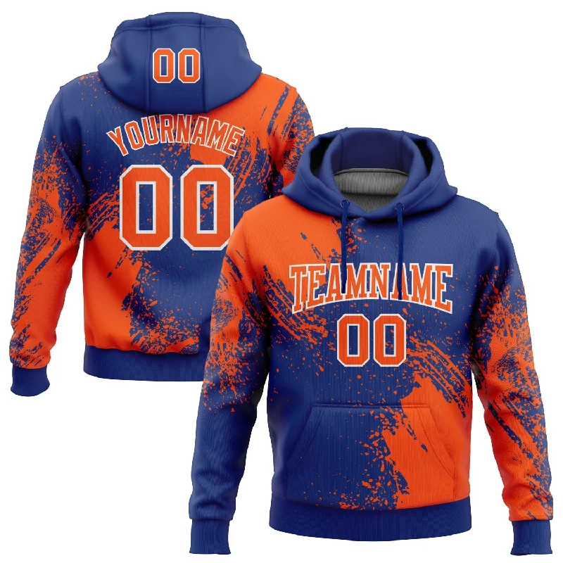 Relaxed-Fit Unisex Fashion For All-Day Comfort One Size Royal Orange-White 3D Pattern Design Abstract Brush Stroke Sports Pullover Sweatshirt Hoodie Relaxed-Fit Unisex Fashion For All-Day Comfort One Size Royal Orange-White 3D Pattern Design Abstract Brush Stroke Sports Pullover Sweatshirt Hoodie