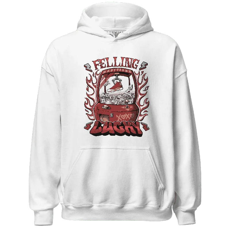 Special Offer NastyJamz Dune Red 13s Hoodie Match  Feeling Lucky