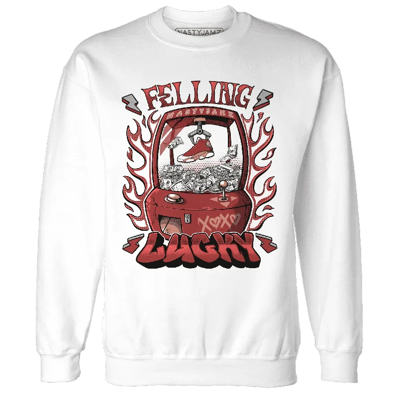 Durable Fashion Picks NastyJamz Dune Red 13s Sweatshirt Match  Feeling Lucky