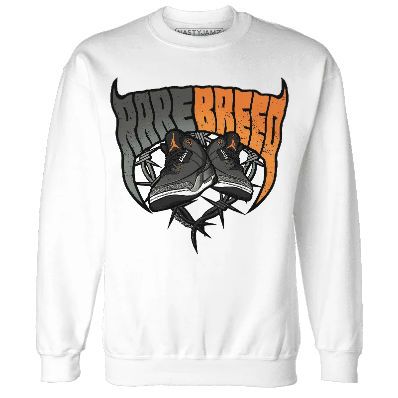 NastyJamz Fear Pack 3s Sweatshirt Match Rare Breed Sneaker