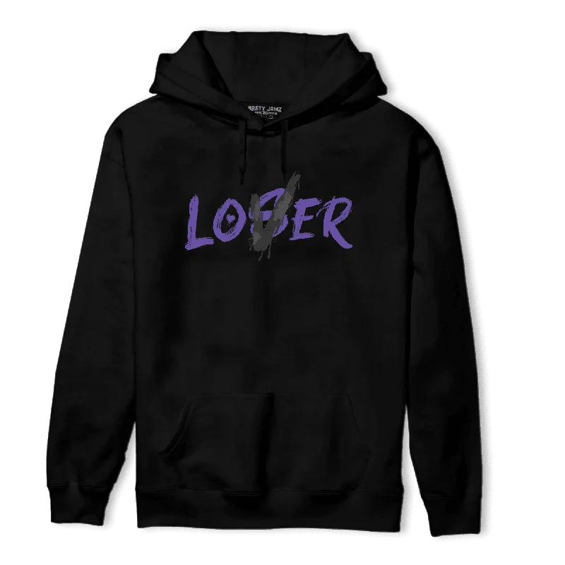 Functional And Stylish Unisex Outerwear NastyJamz Field Purple 12s Hoodie Match Loser Lover