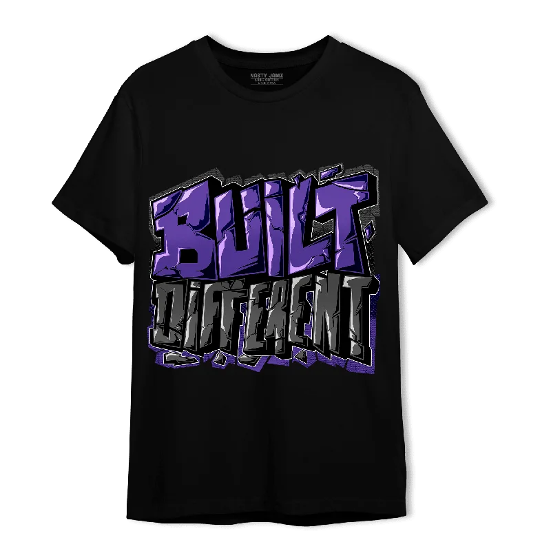 Bold And Trendy Gender-Neutral Outfits NastyJamz Field Purple 12s T-Shirt Match Built Different Bold And Trendy Gender-Neutral Outfits NastyJamz Field Purple 12s T-Shirt Match Built Different