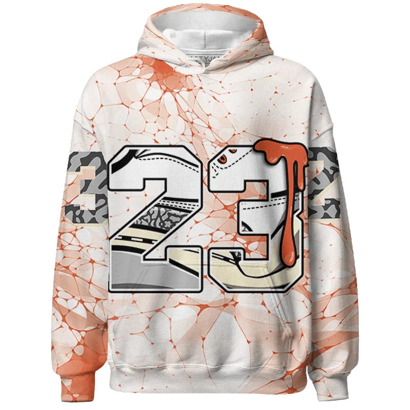 Limited Time Deal NastyJamz Georgia Peach 3s Hoodie Match 23 Sneaker All-Over Print