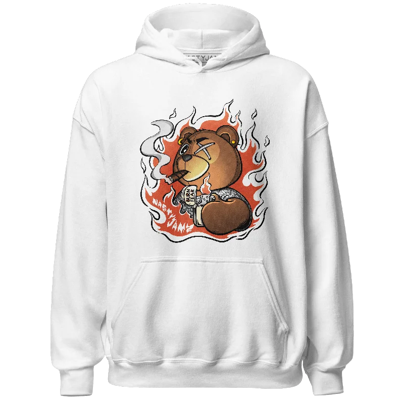 Classic And Timeless Gender-Neutral Fashion NastyJamz Georgia Peach 3s Hoodie Match BER Burn Fear