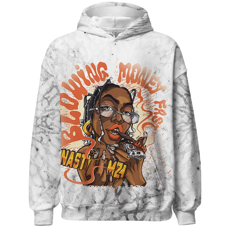 Vintage-Modern Style Offers NastyJamz Georgia Peach 3s Hoodie Match Blowing Money Fast Girl All-Over Print