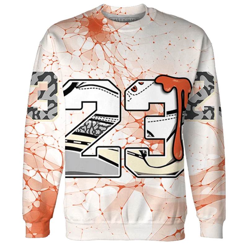 Weekend Exclusive NastyJamz Georgia Peach 3s Sweatshirt Match 23 Sneaker All-Over Print