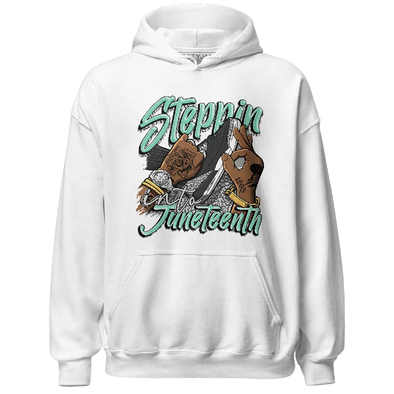Gender-Neutral Fashion For Everyday Style NastyJamz Green Glow 3s Hoodie Match Step Into Juneteenth Gender-Neutral Fashion For Everyday Style NastyJamz Green Glow 3s Hoodie Match Step Into Juneteenth