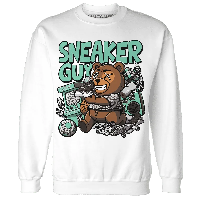 NastyJamz Green Glow 3s Sweatshirt Match Sneaker BER