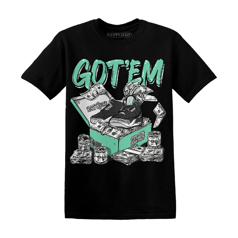 Shop The Hottest Deals NastyJamz Green Glow 3s T-Shirt Match Dollar Sneaker Box