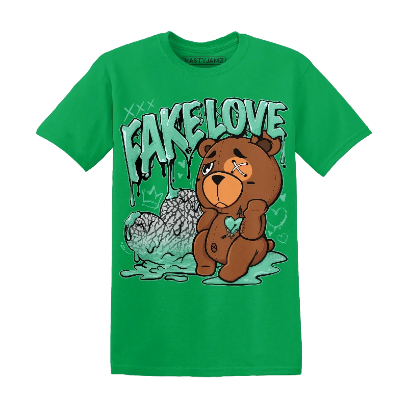 Luxury Fashion Discounts NastyJamz Green Glow 3s T-Shirt Match Fake Love BER