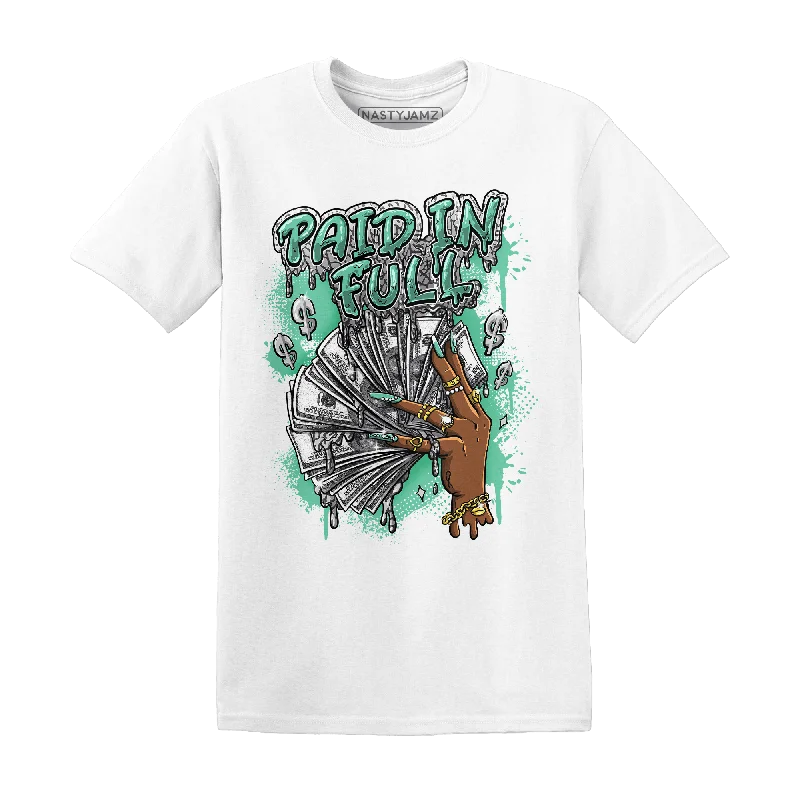 High-Quality Unisex Basics For Everyday Wear NastyJamz Green Glow 3s T-Shirt Match Paid In Full High-Quality Unisex Basics For Everyday Wear NastyJamz Green Glow 3s T-Shirt Match Paid In Full