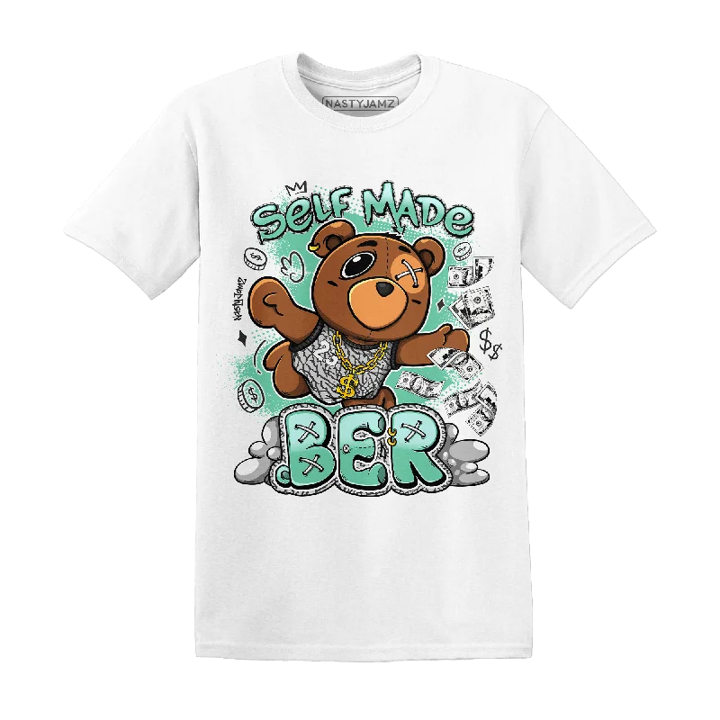Modern Unisex Streetwear Outfits NastyJamz Green Glow 3s T-Shirt Match Self Made BER