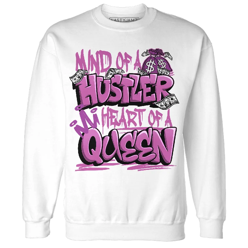 Chic Style Discounts NastyJamz GS Hyper Violet 4s Sweatshirt Match Hustler Heart Queen
