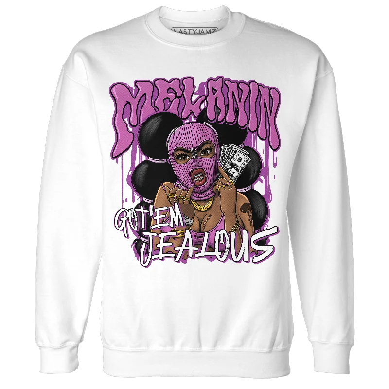 Versatile Clothing For All Genders NastyJamz GS Hyper Violet 4s Sweatshirt Match Melanin Got Em Jealous Versatile Clothing For All Genders NastyJamz GS Hyper Violet 4s Sweatshirt Match Melanin Got Em Jealous