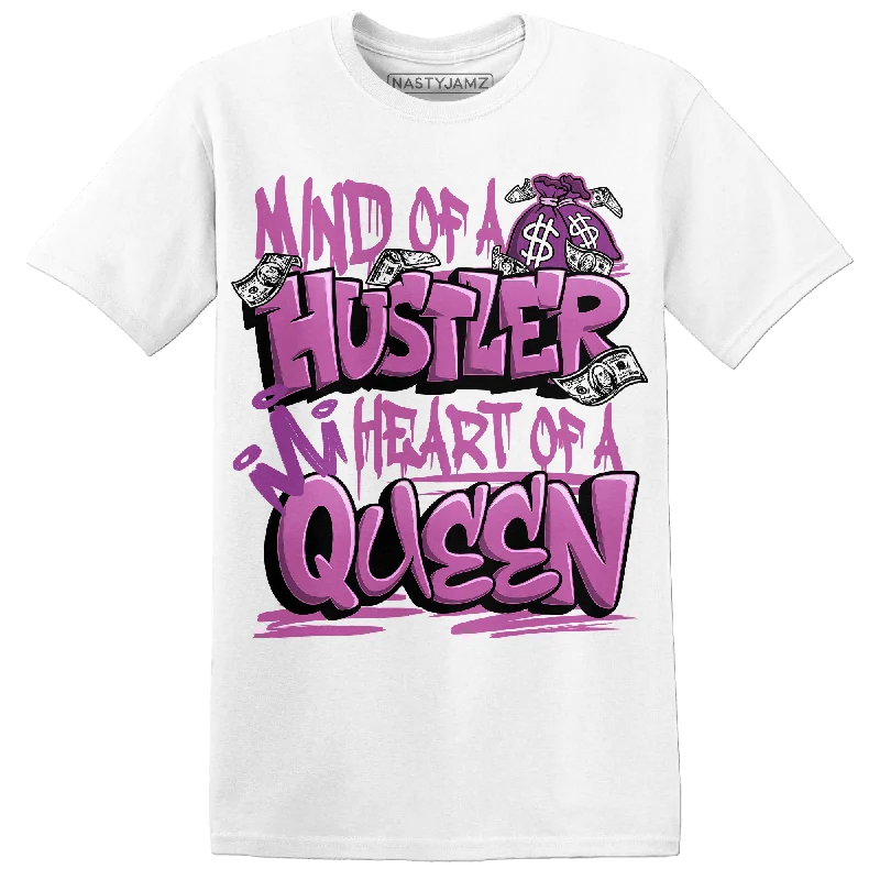 Season Sale NastyJamz GS Hyper Violet 4s T-Shirt Match Hustler Heart Queen