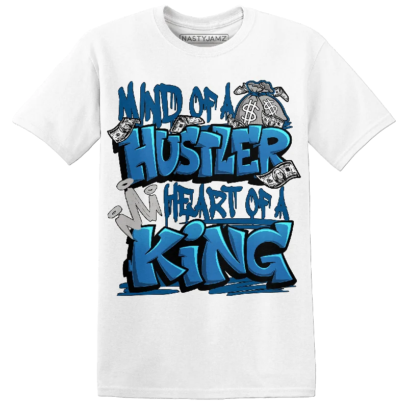 Premium Fashion NastyJamz Industrial Blue 4s T-Shirt Match Hustler Heart King