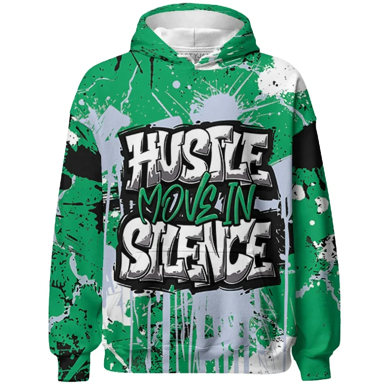 NastyJamz Lucky Green 5s Hoodie Match Hustle Move In Silence All-Over Print