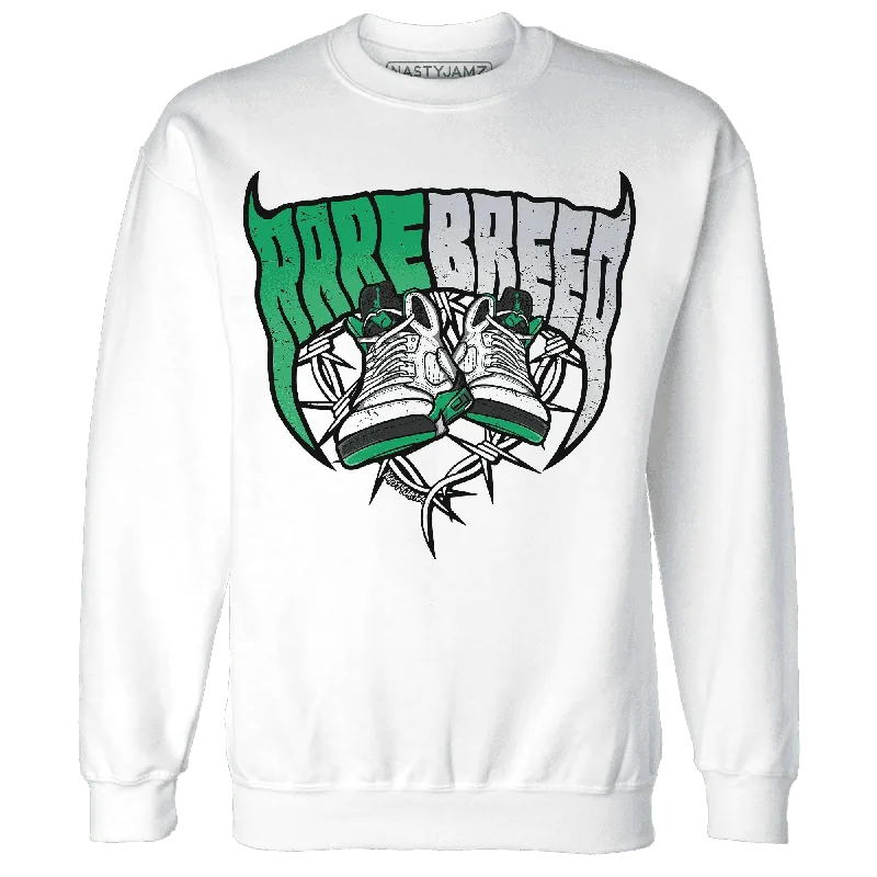 NastyJamz Lucky Green 5s Sweatshirt Match Rare Breed Sneaker