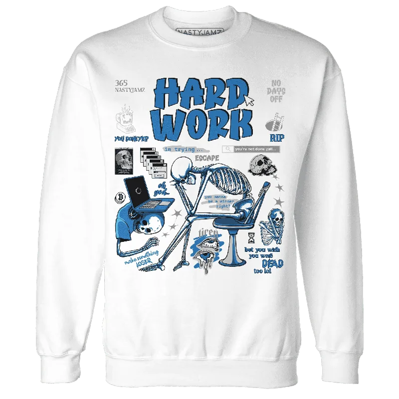 NastyJamz Industrial Blue 4s Sweatshirt Match Hard Work