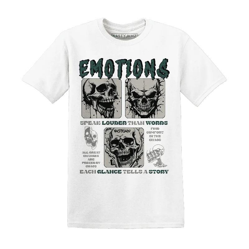 Urban-Inspired Unisex Fashion Pieces NastyJamz Oxidized Green 4s T-Shirt Match Emotions Skull