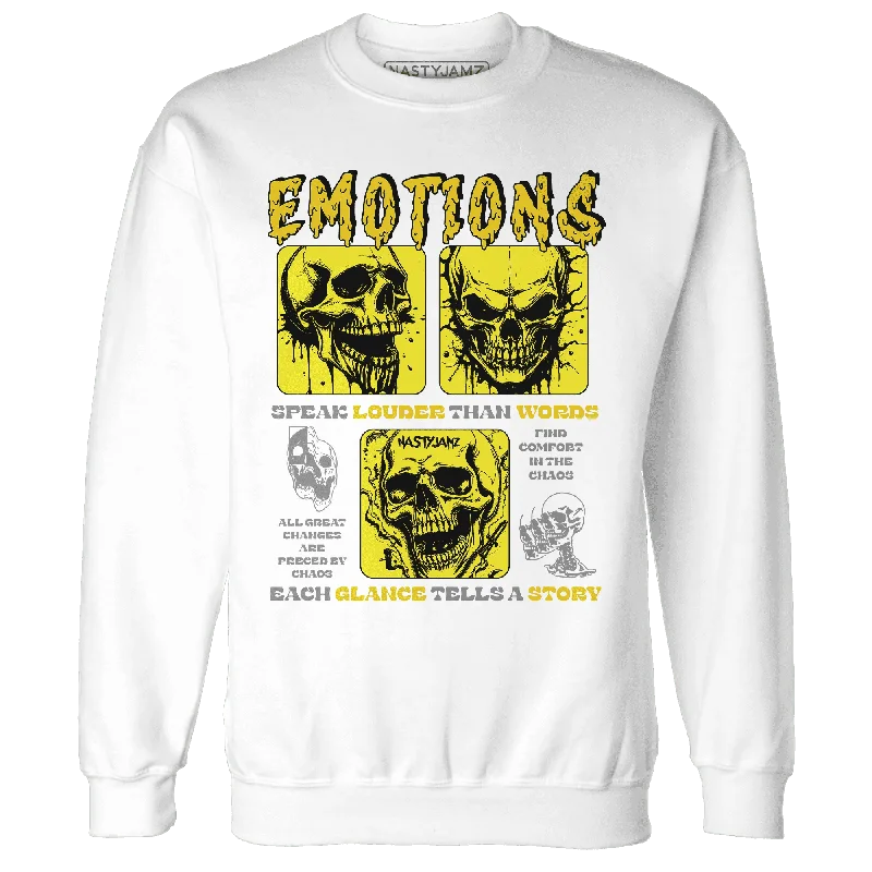 NastyJamz Vivid Sulfur 4s Sweatshirt Match Emotions Skull