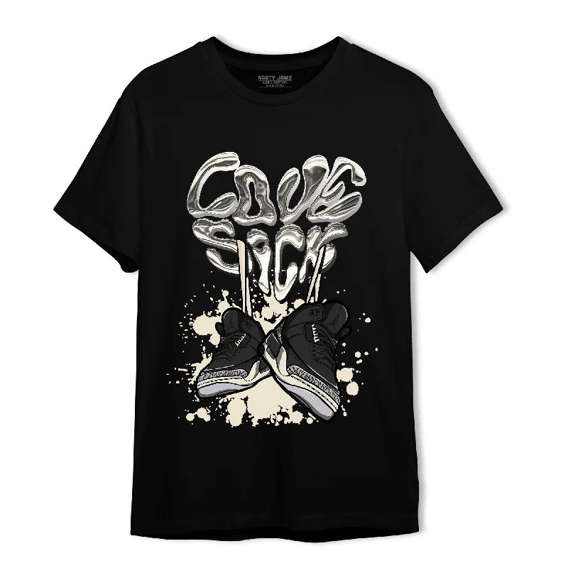 Affordable Trendy Fashion NastyJamz Off Noir 3s T-Shirt Match Sneaker Love Sick