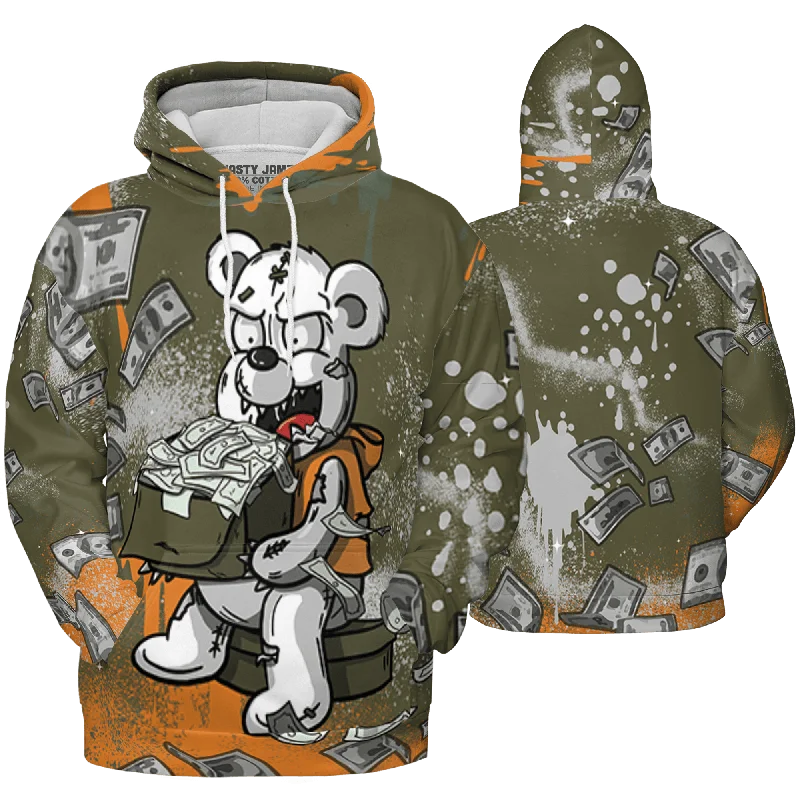 Classic Unisex Fashion Looks NastyJamz Olive 5s Hoodie Match Cash Money Splash Paint All-Over Print Classic Unisex Fashion Looks NastyJamz Olive 5s Hoodie Match Cash Money Splash Paint All-Over Print
