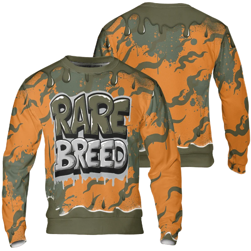 Comfort Meets Fashion NastyJamz Olive 5s Sweatshirt Match Rare Breed Drippin All-Over Print